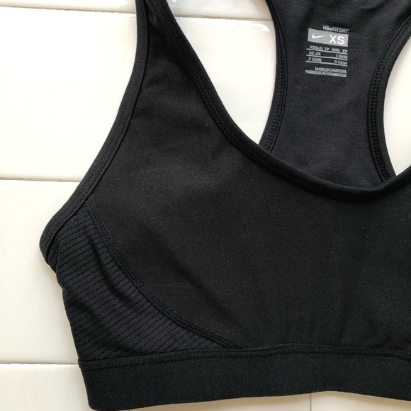 Nike Dri-FIT Swoosh Racerback Athletic Sports Bra - Picture 12 of 16